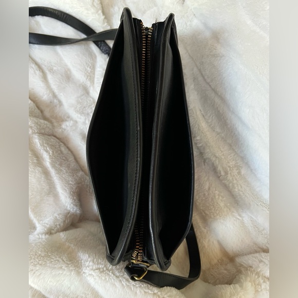 Vintage Coach Swagger Bag black Made in United States 1970s - Picture 8 of 15